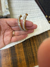 Large Hoop with large rhinestones