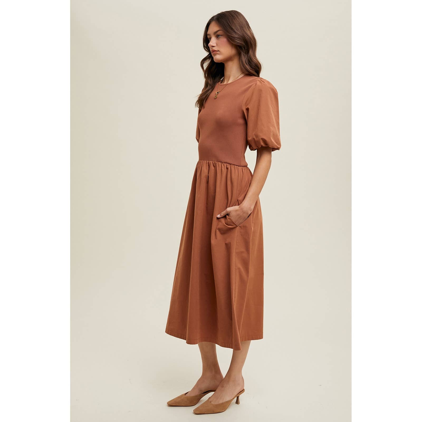 Twofer Midi Dress