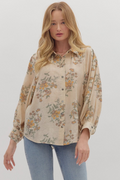 Floral Print Long Sleeve Top