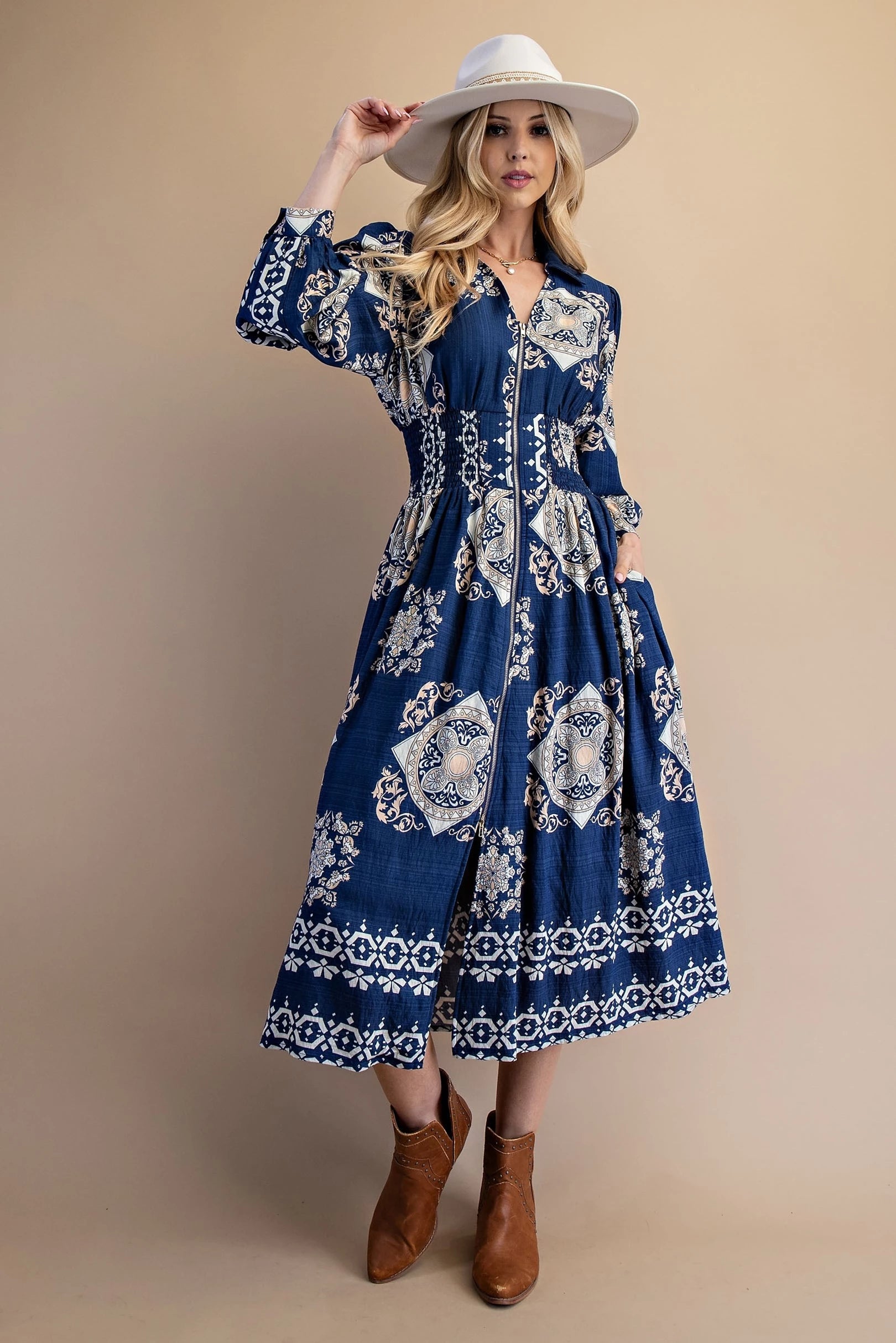 Midnight Meadow Maxi Dress