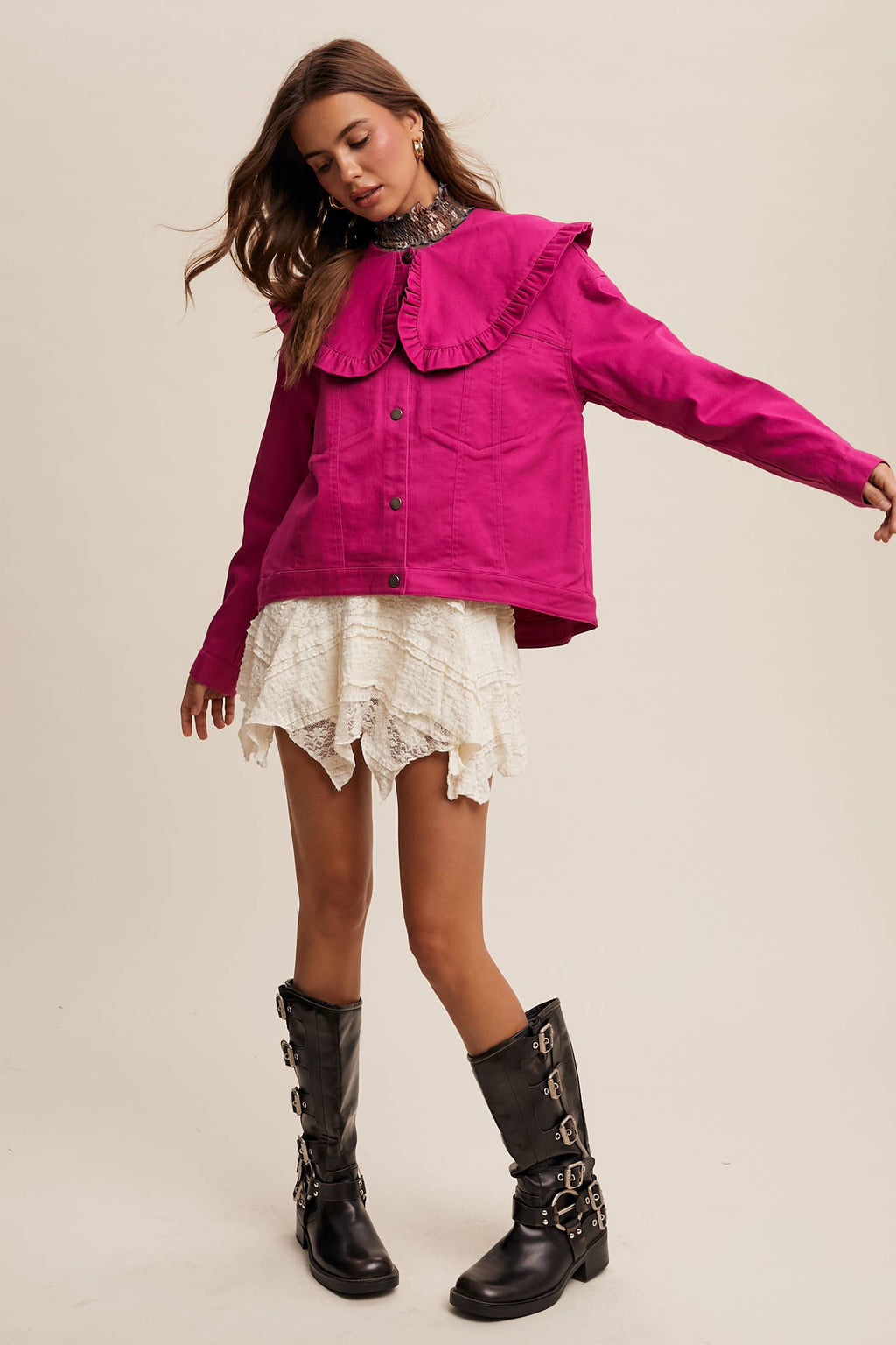 The Fuchsia Flutter Jacket