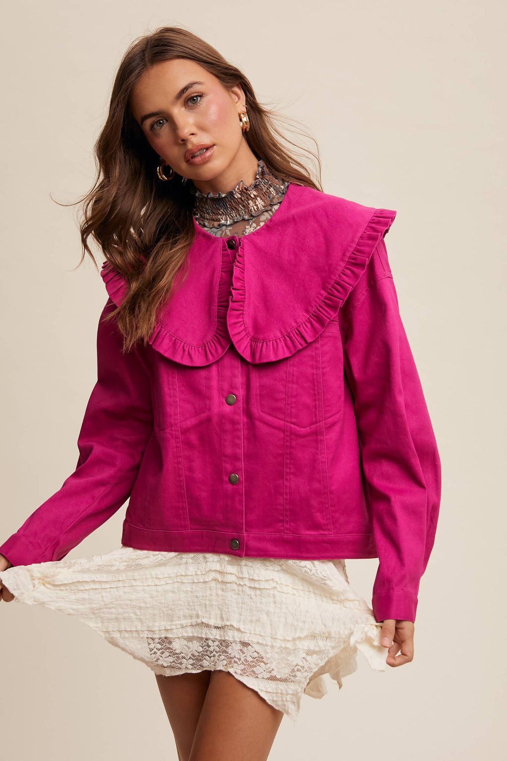 The Fuchsia Flutter Jacket