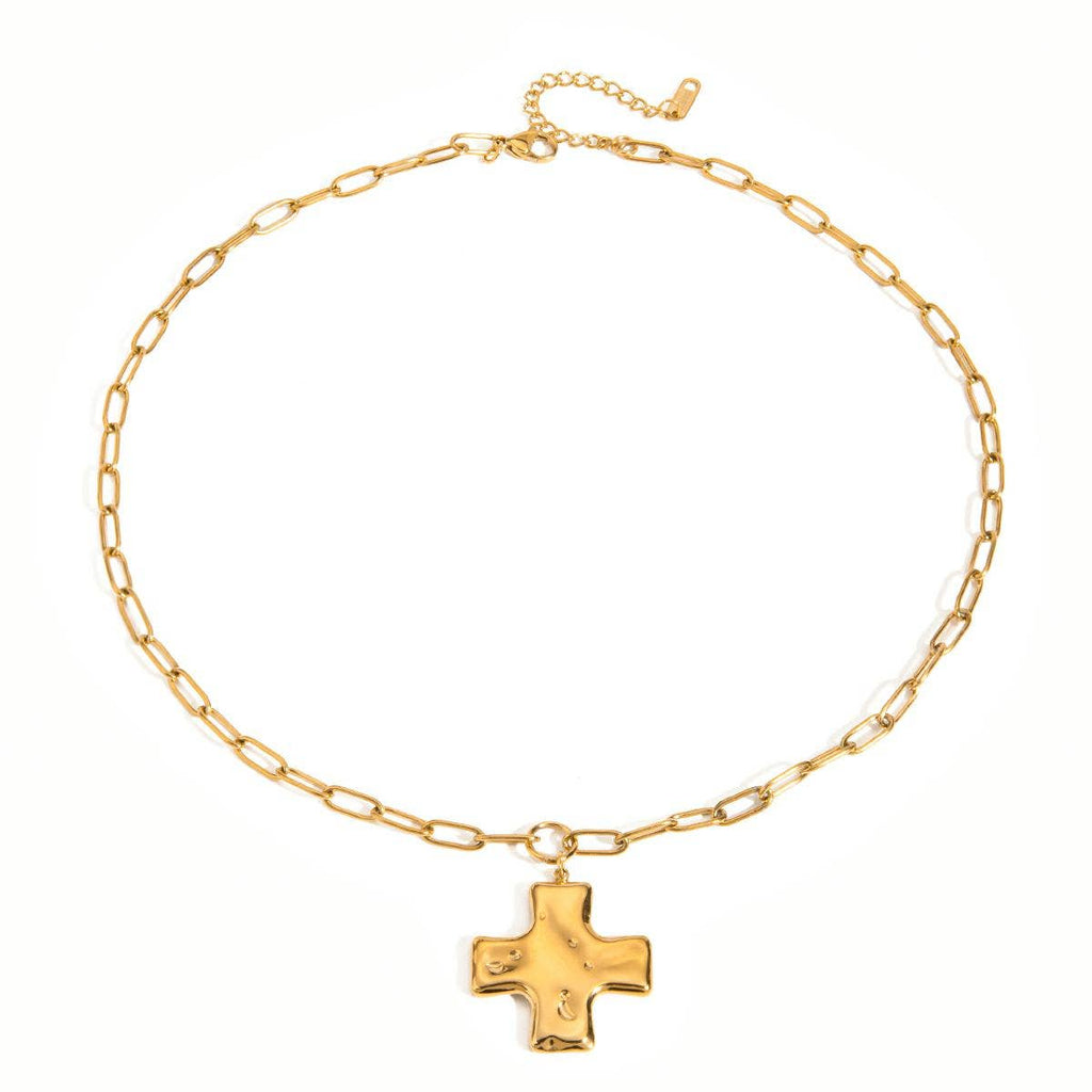 The Golden Grace Cross Chain