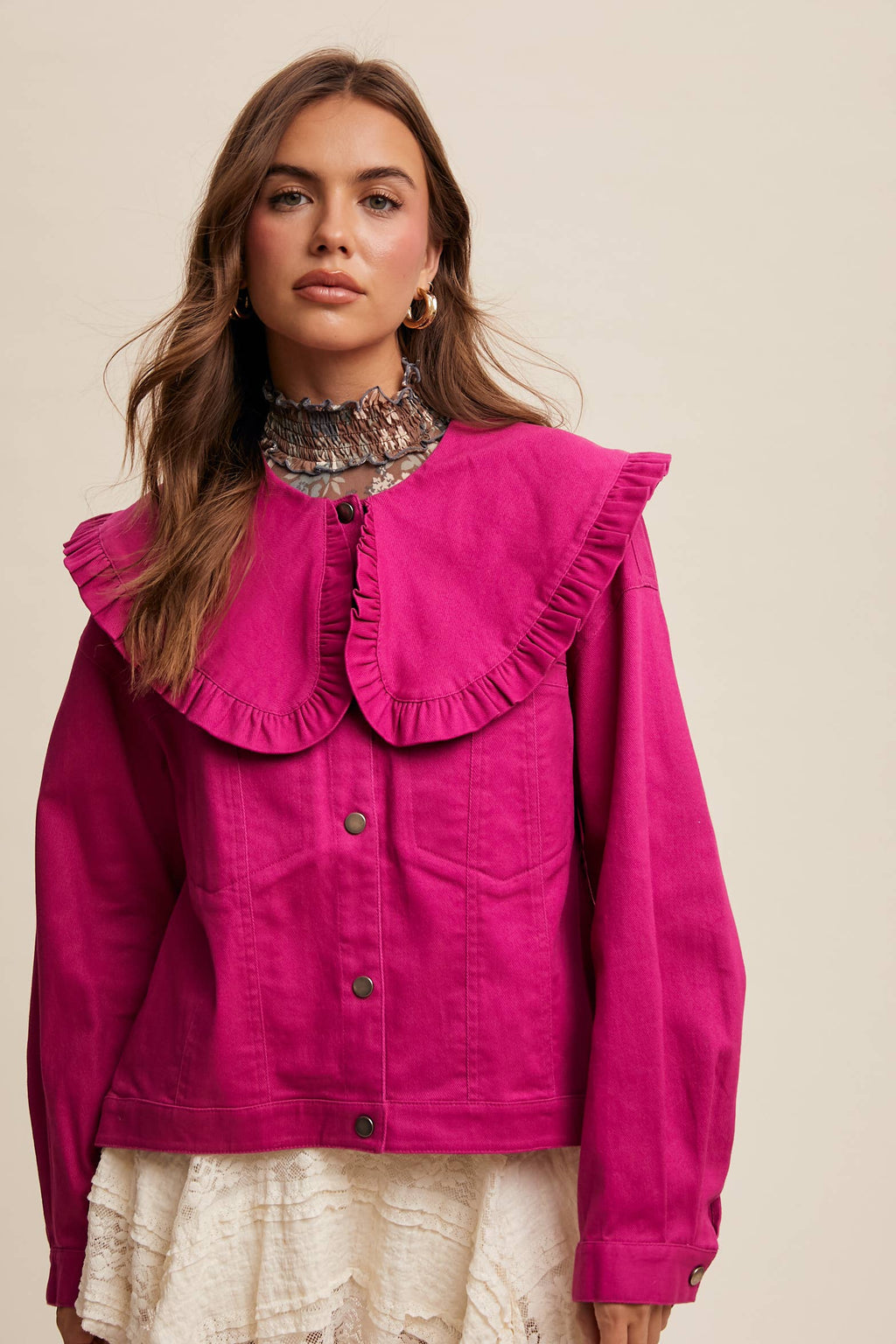 The Fuchsia Flutter Jacket