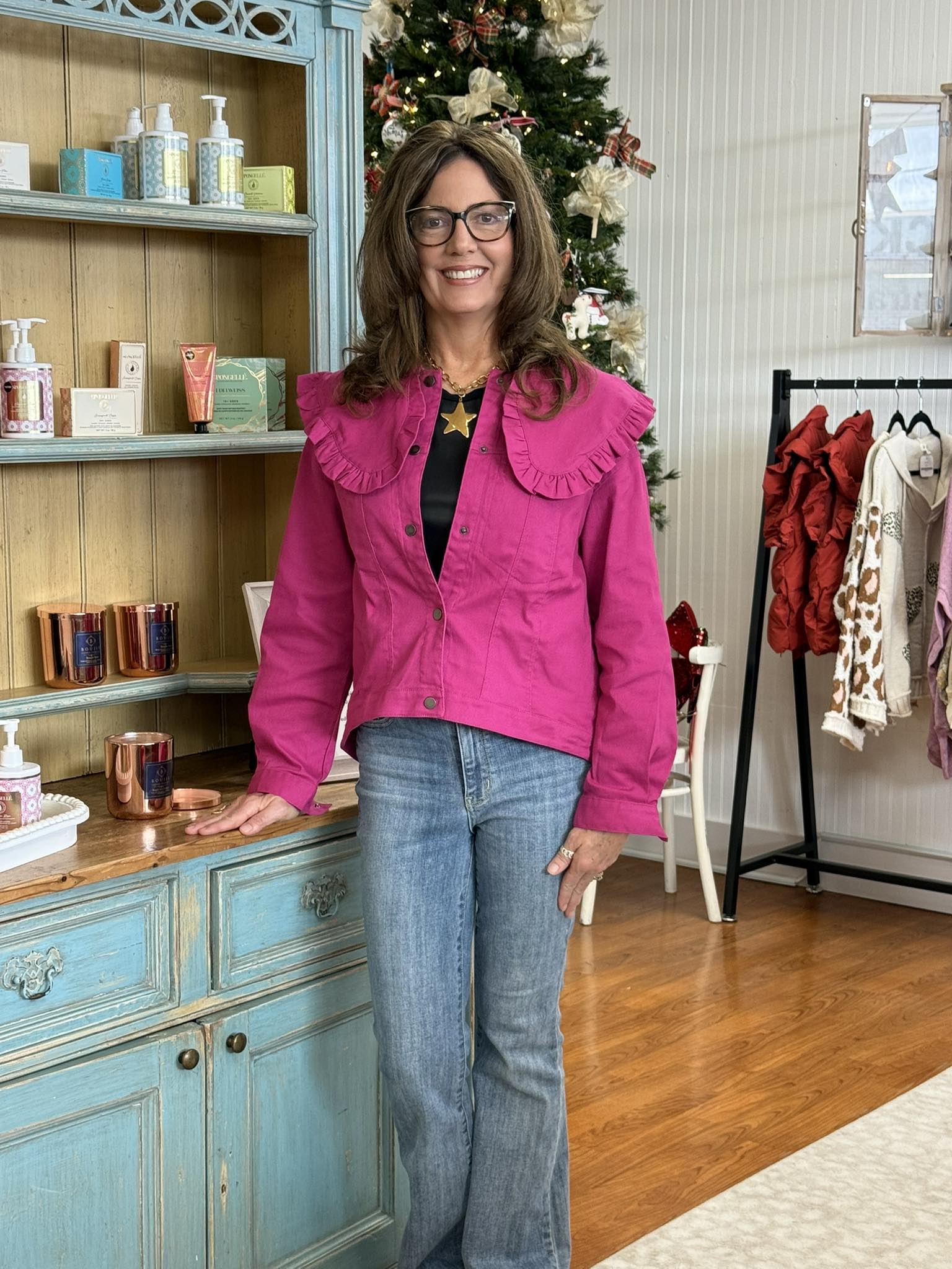 The Fuchsia Flutter Jacket
