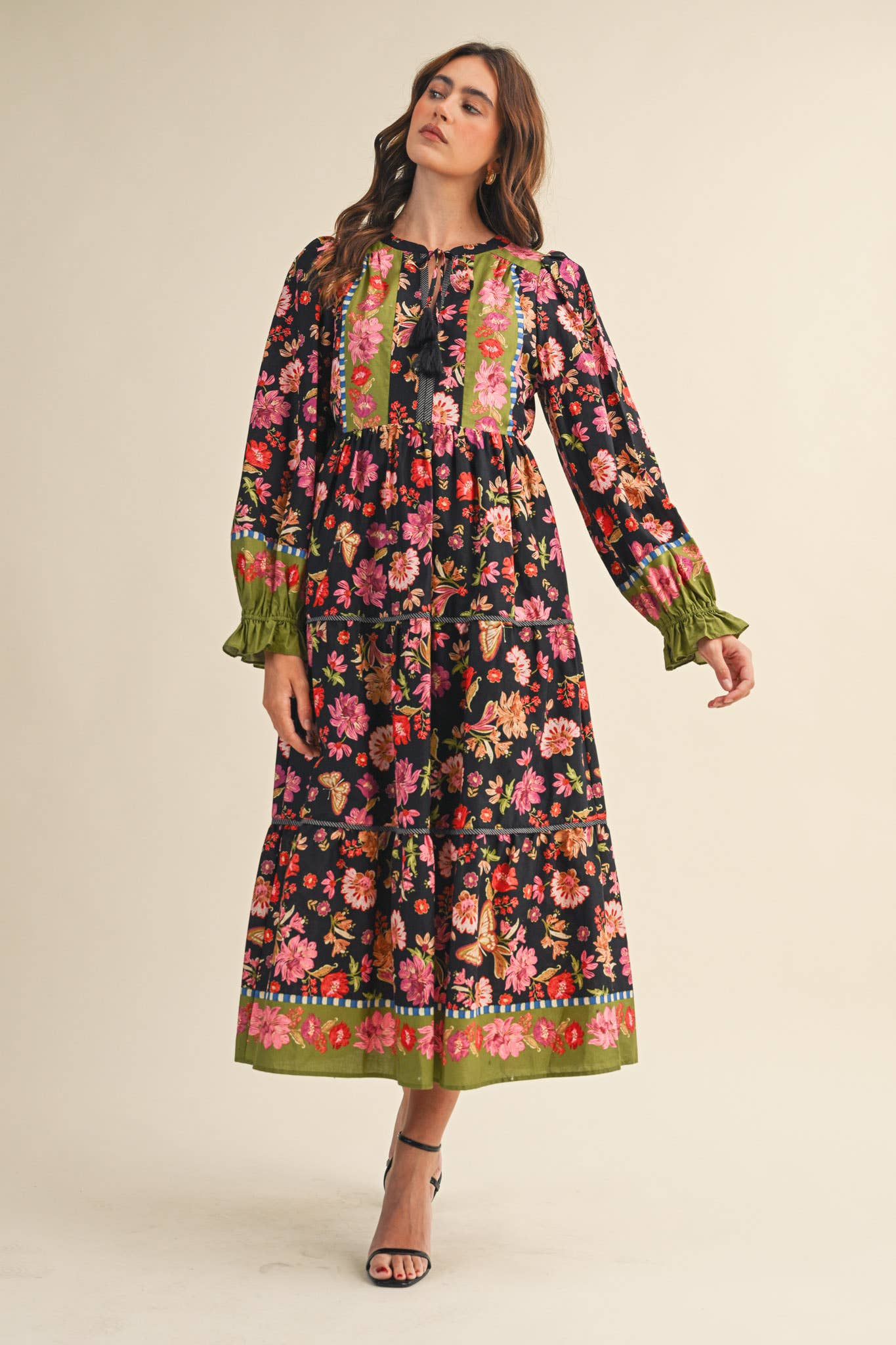 The Midnight Botanical Wander Dress