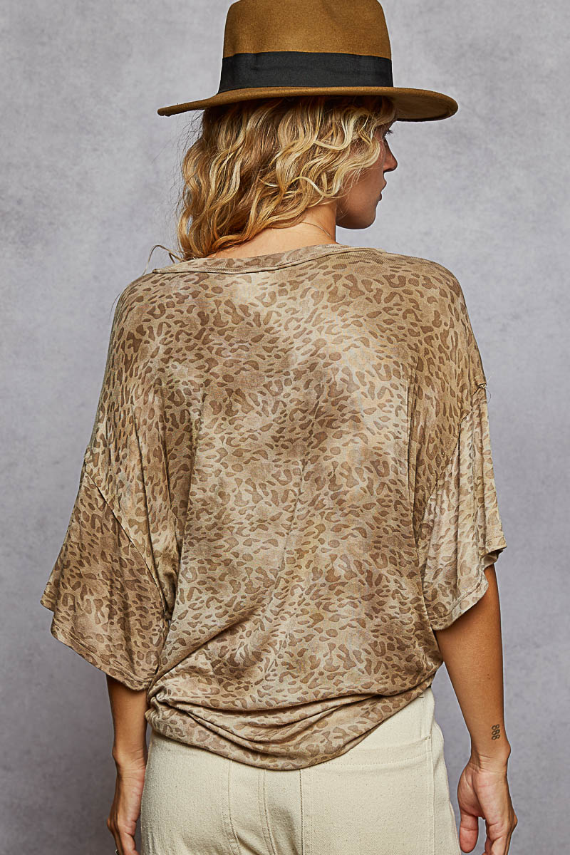 The Desert Drift Leopard Tee