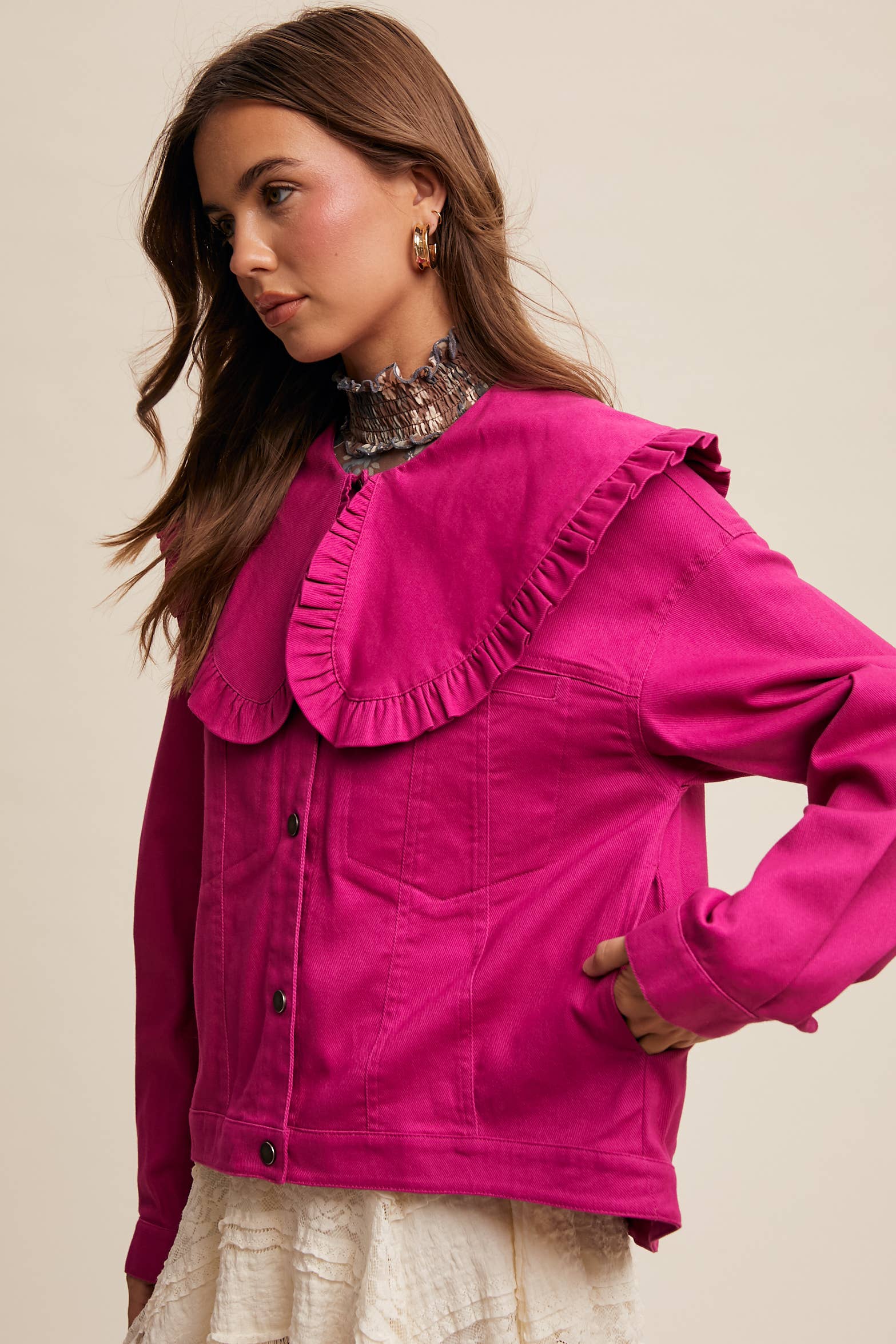 The Fuchsia Flutter Jacket