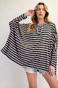 Stripe Oversized Top