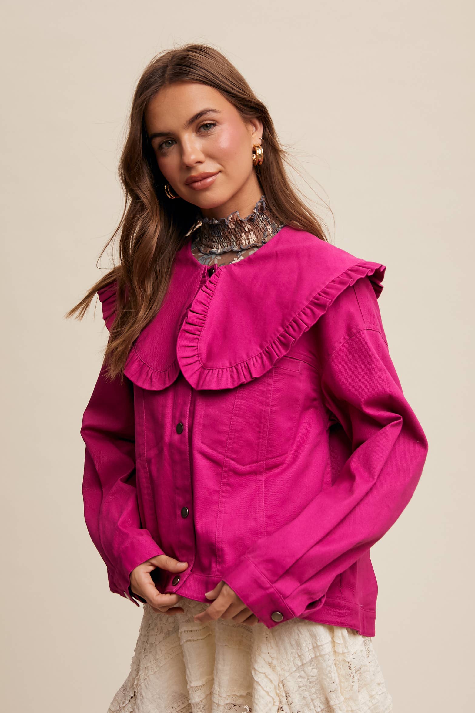 The Fuchsia Flutter Jacket