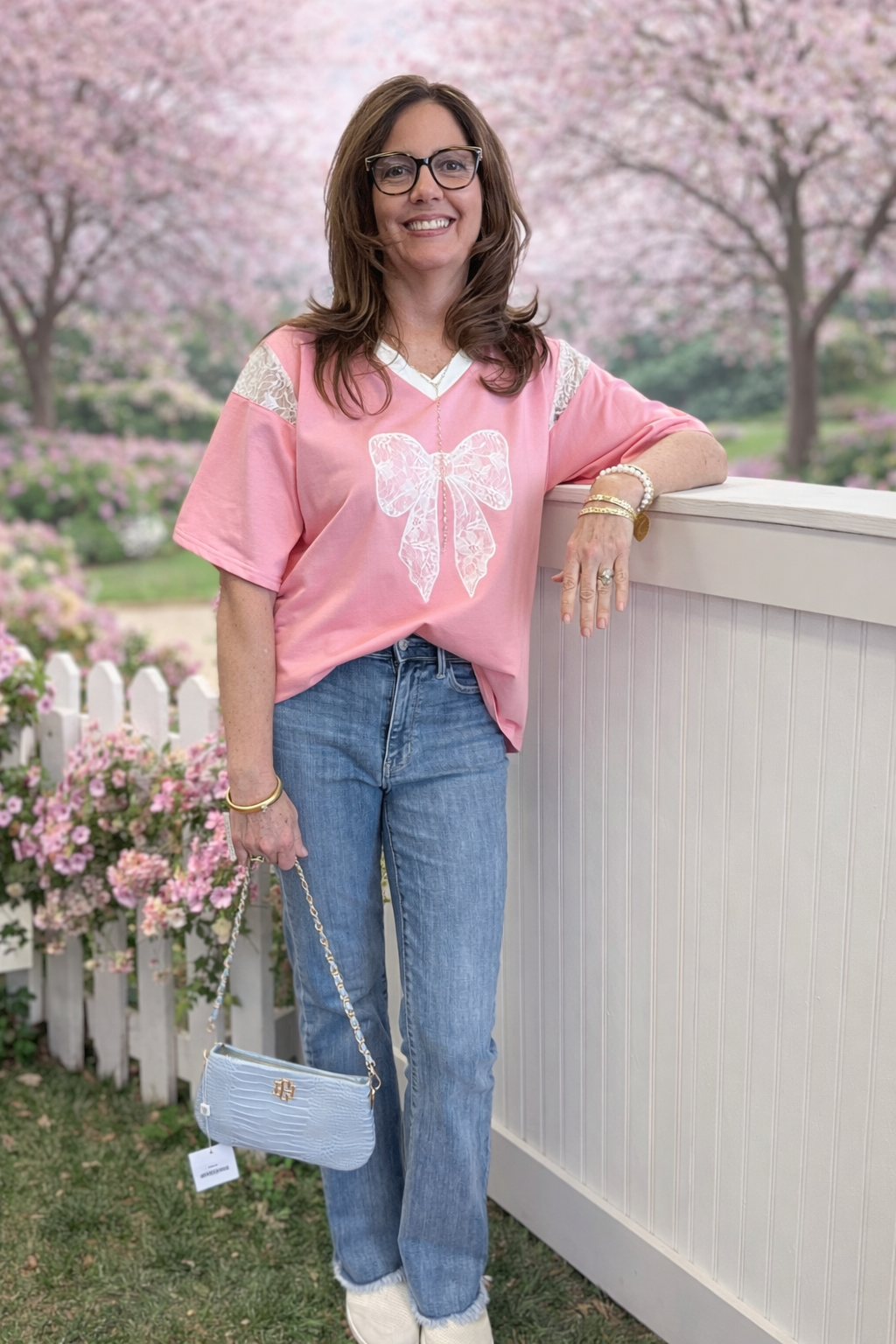 The Blush & Bows Tee