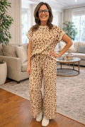 The Desert Darling Leopard Lounge Set