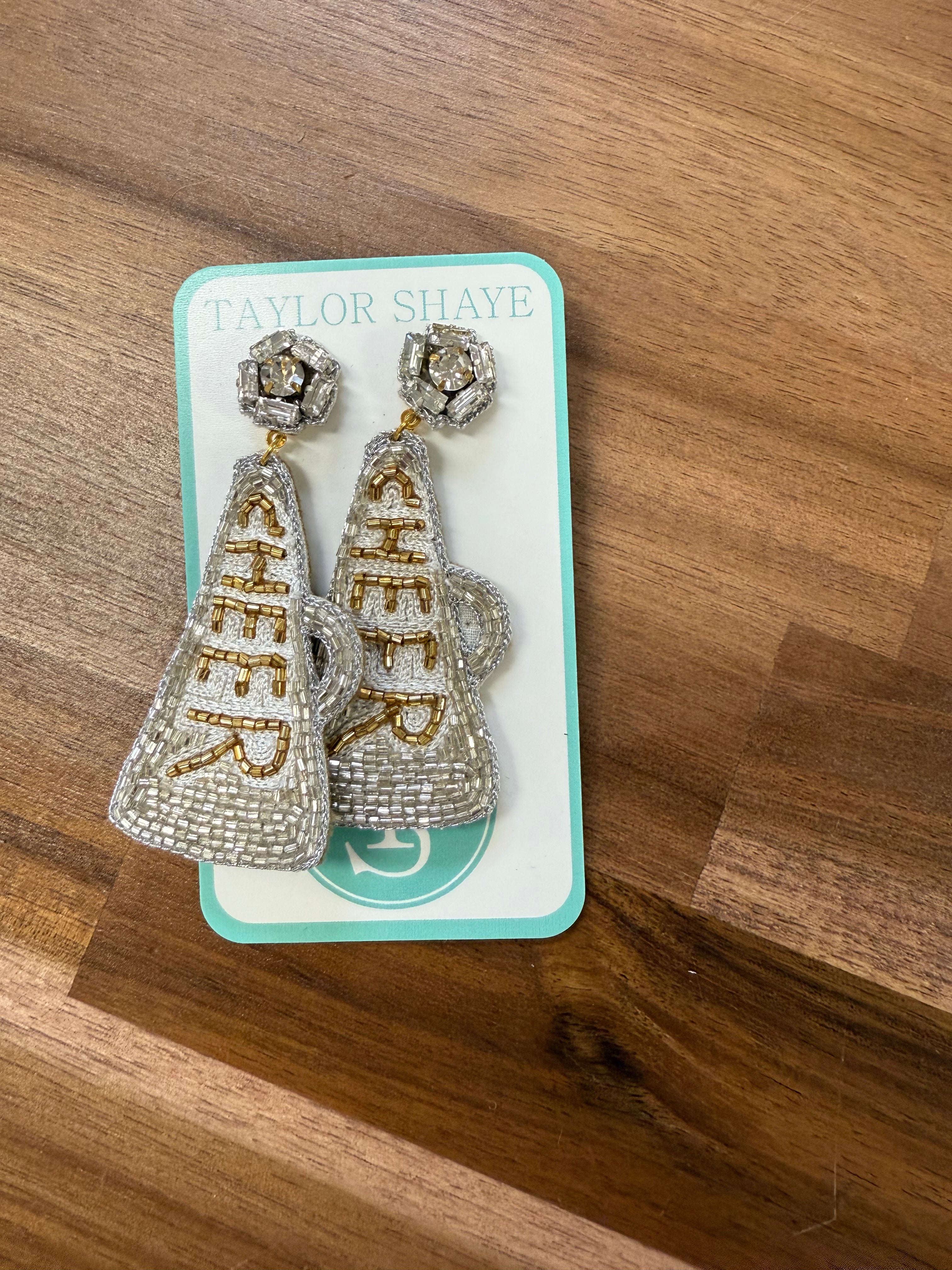 Cheer Beaded Drops Earrings