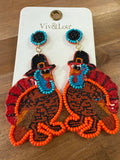 Talk Turkey To Me Earrings