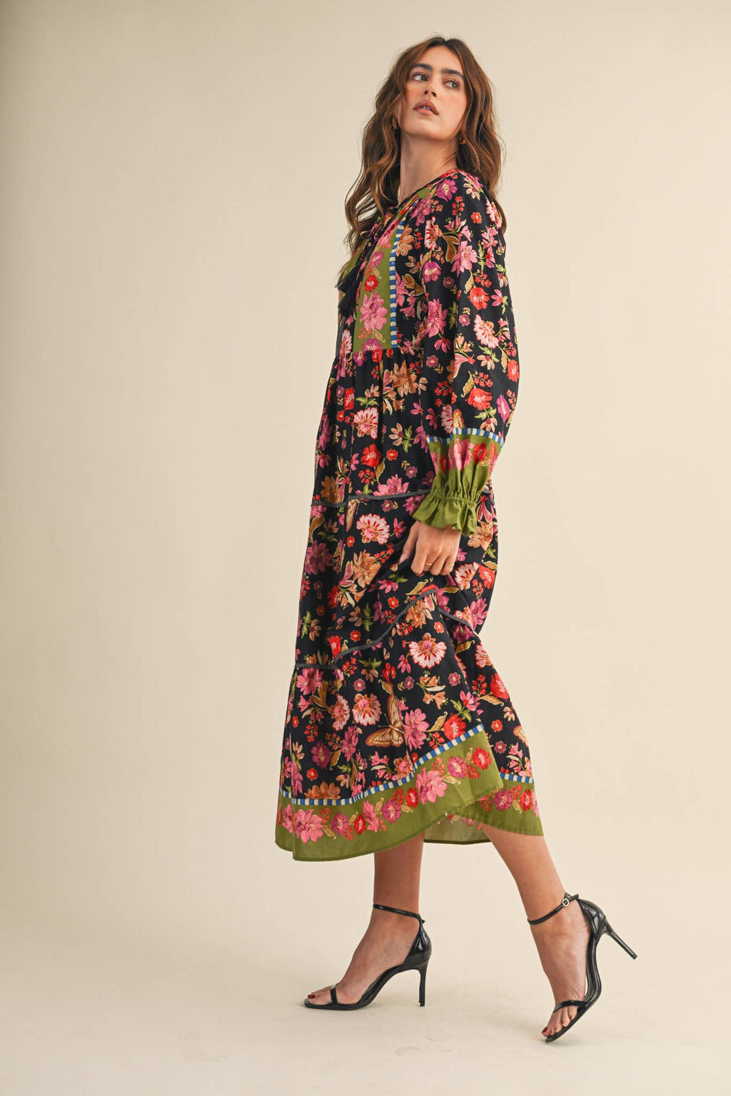 The Midnight Botanical Wander Dress