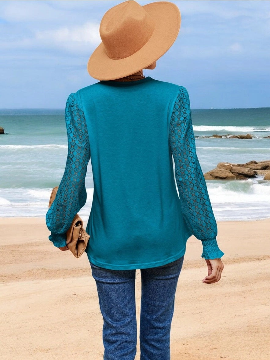 Turquoise Getaway Blouse