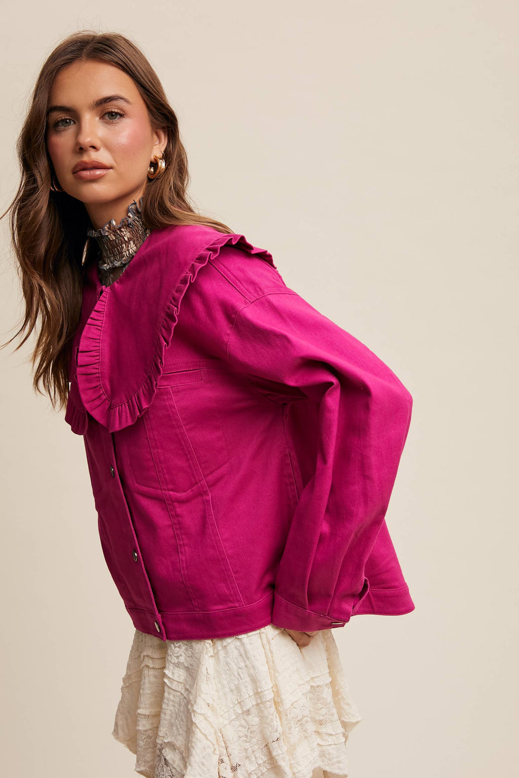 The Fuchsia Flutter Jacket