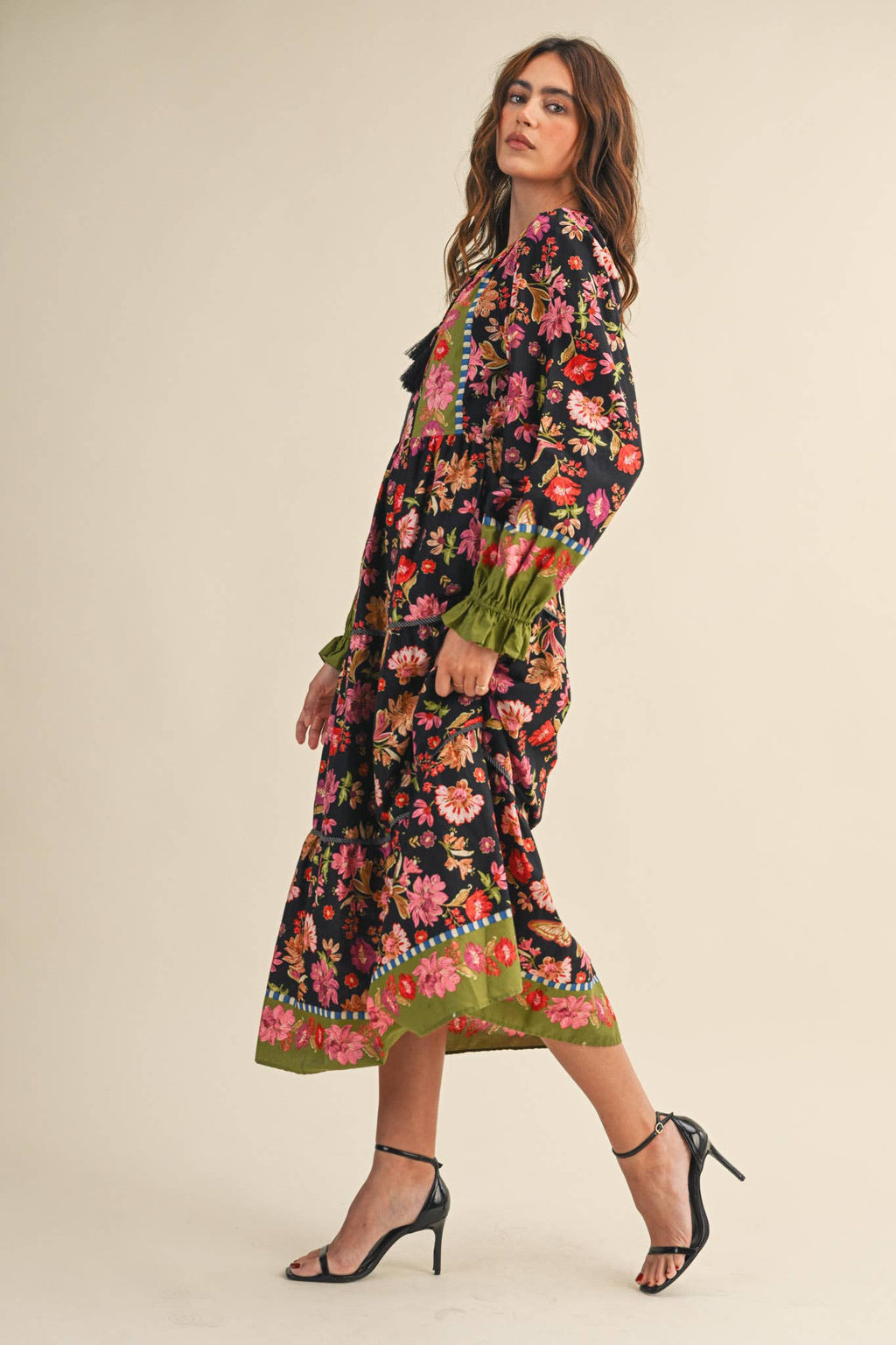 The Midnight Botanical Wander Dress