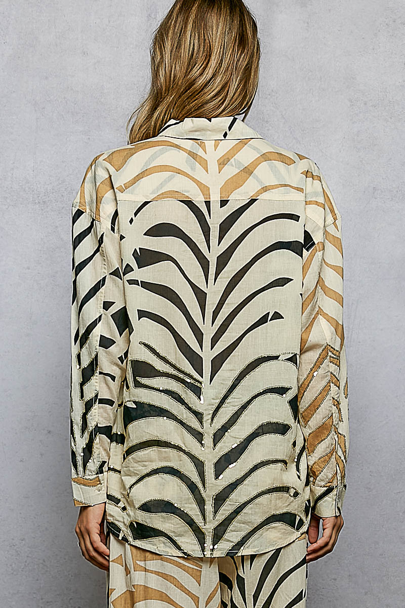 The Golden Safari Button-Up