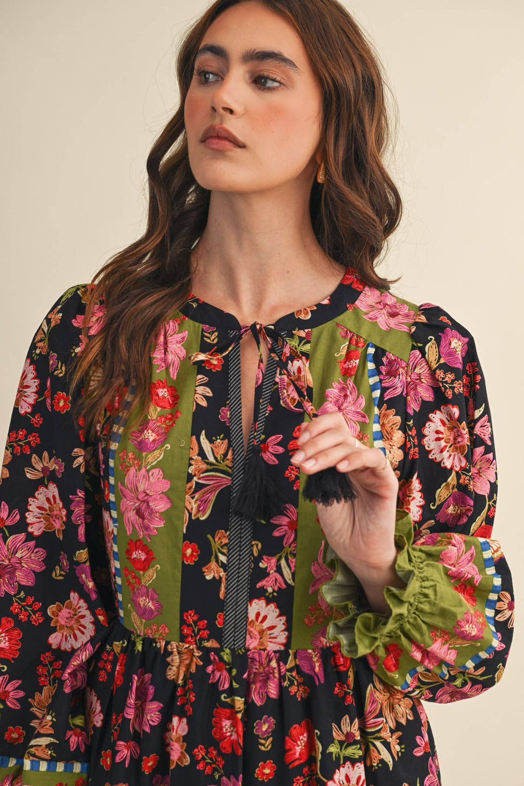 The Midnight Botanical Wander Dress