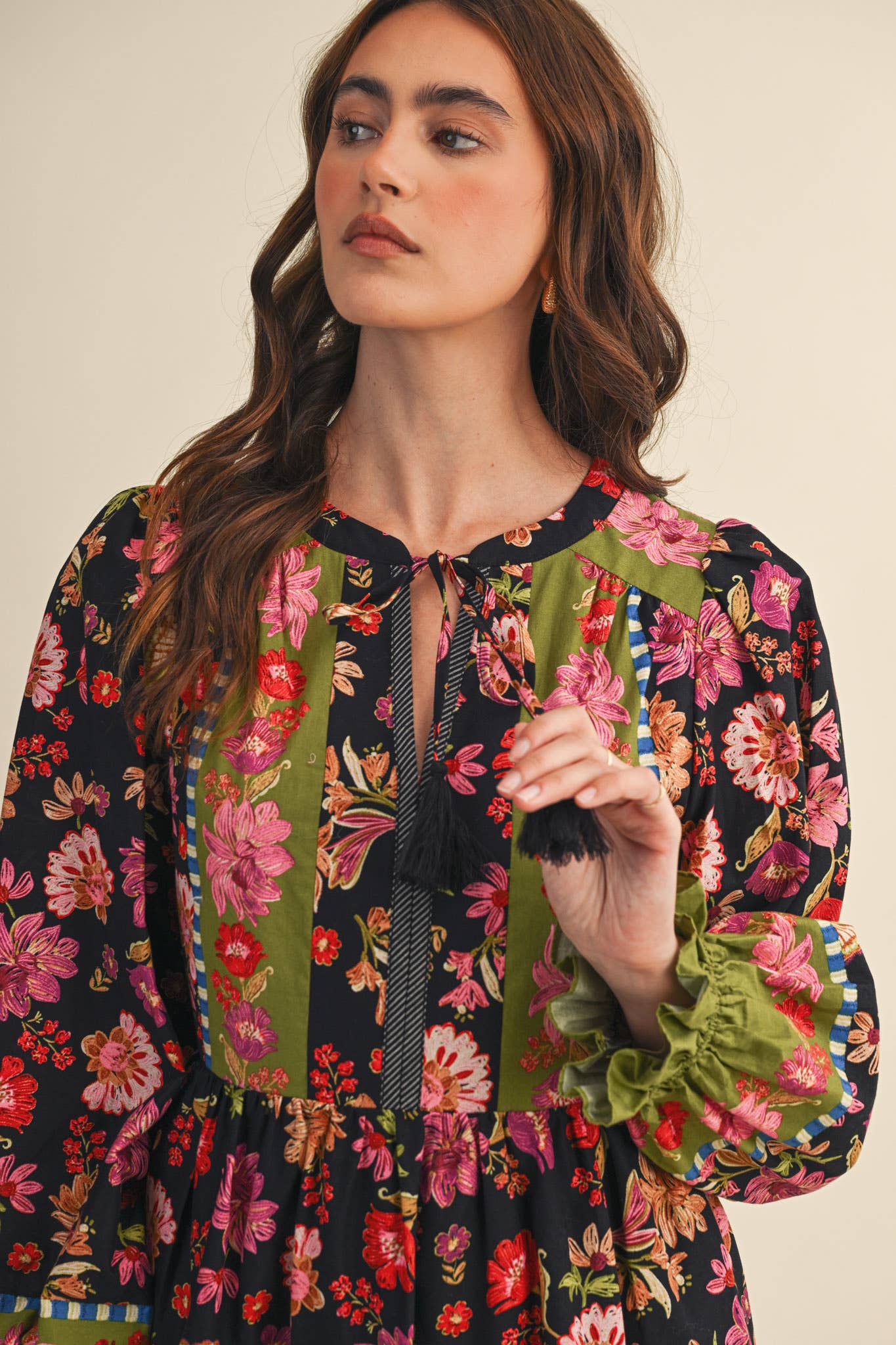 The Midnight Botanical Wander Dress