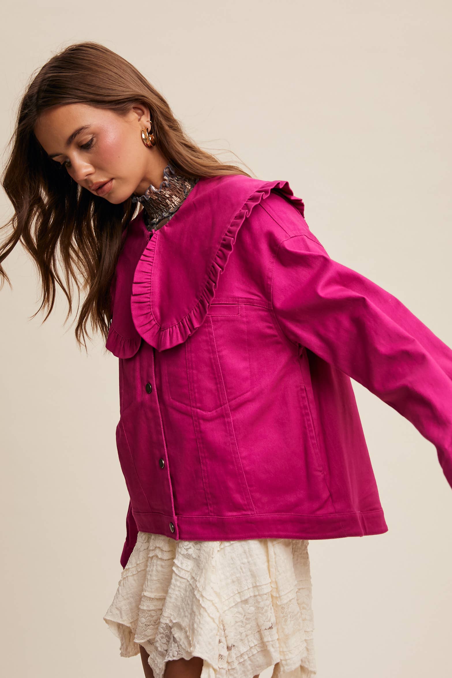 The Fuchsia Flutter Jacket