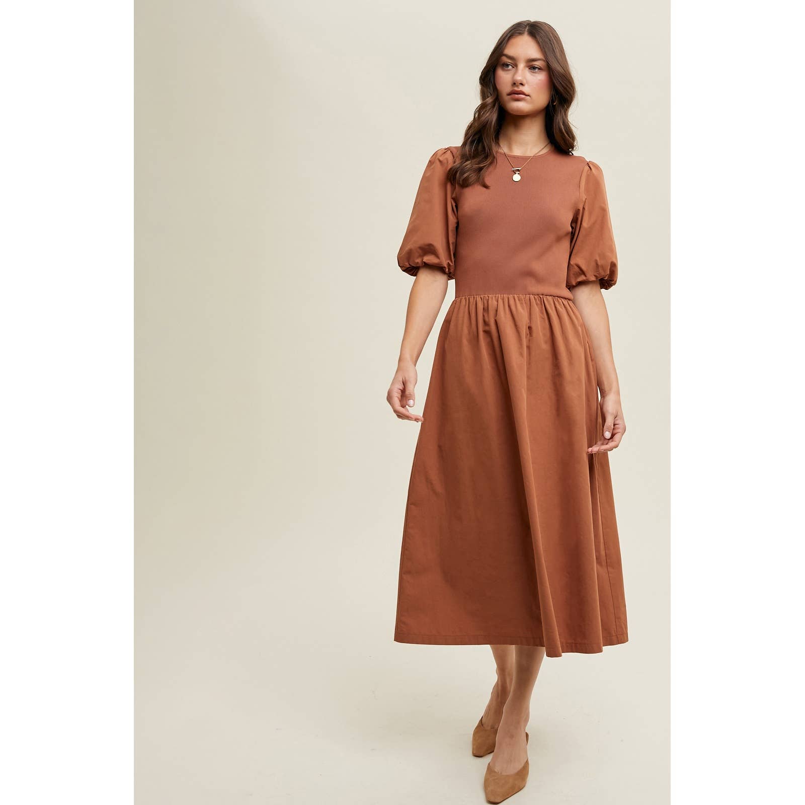 Twofer Midi Dress