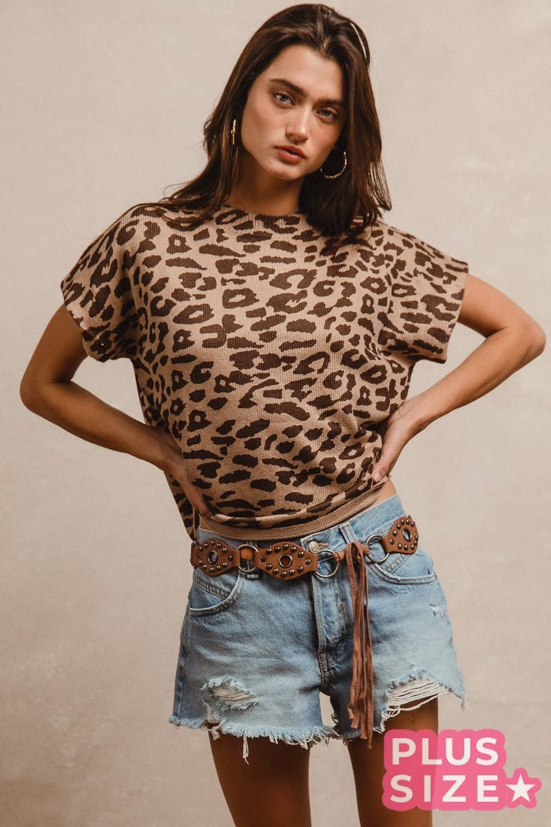 Untamed Honey Leopard Top
