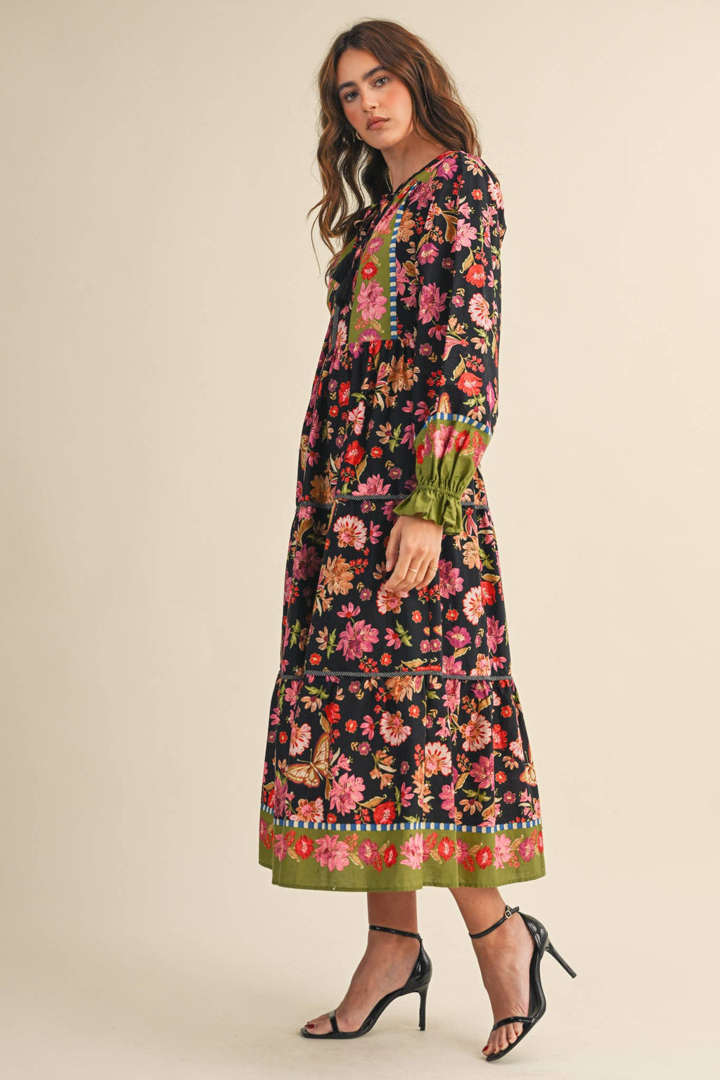 The Midnight Botanical Wander Dress
