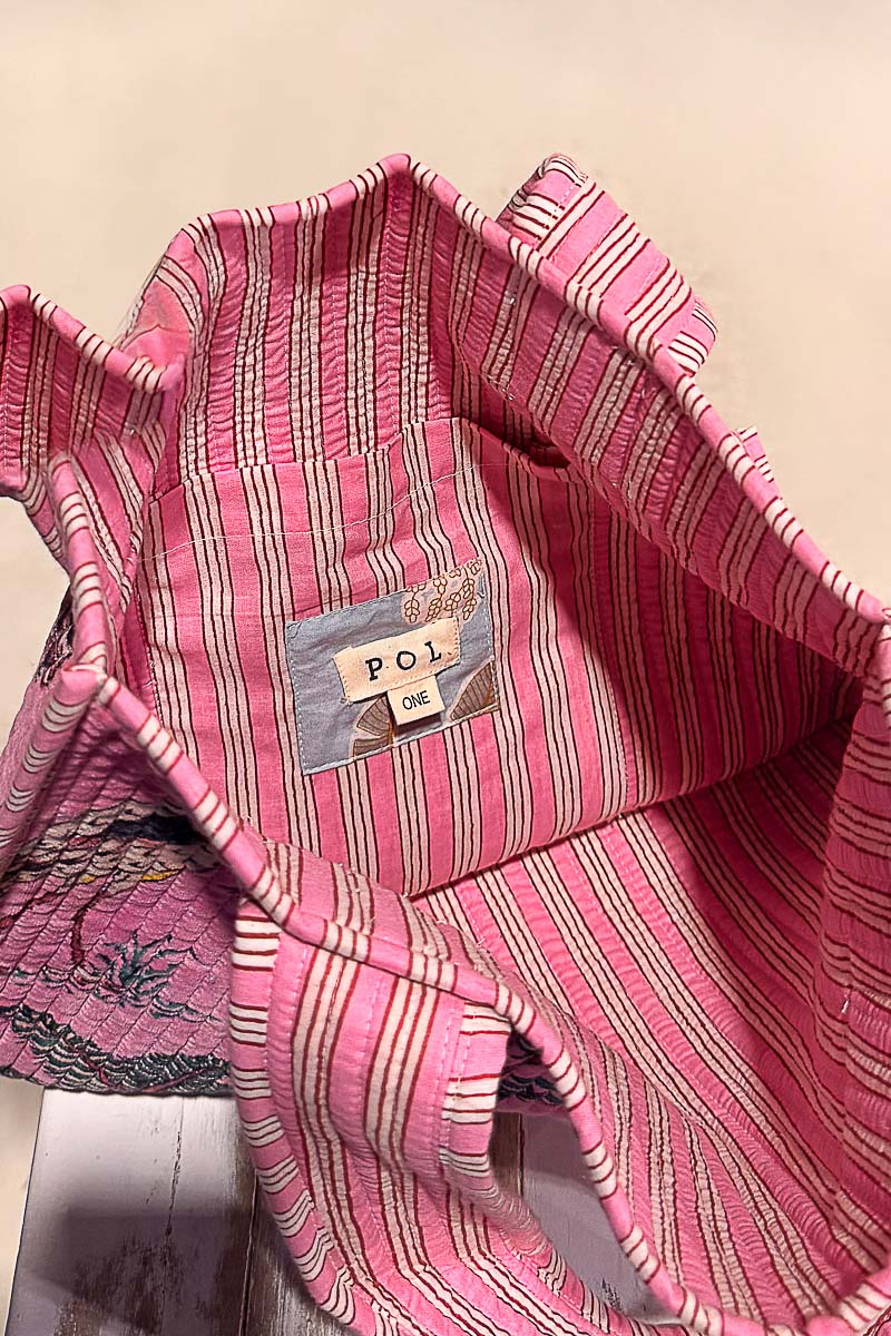 The Pink Palm Paradise Tote