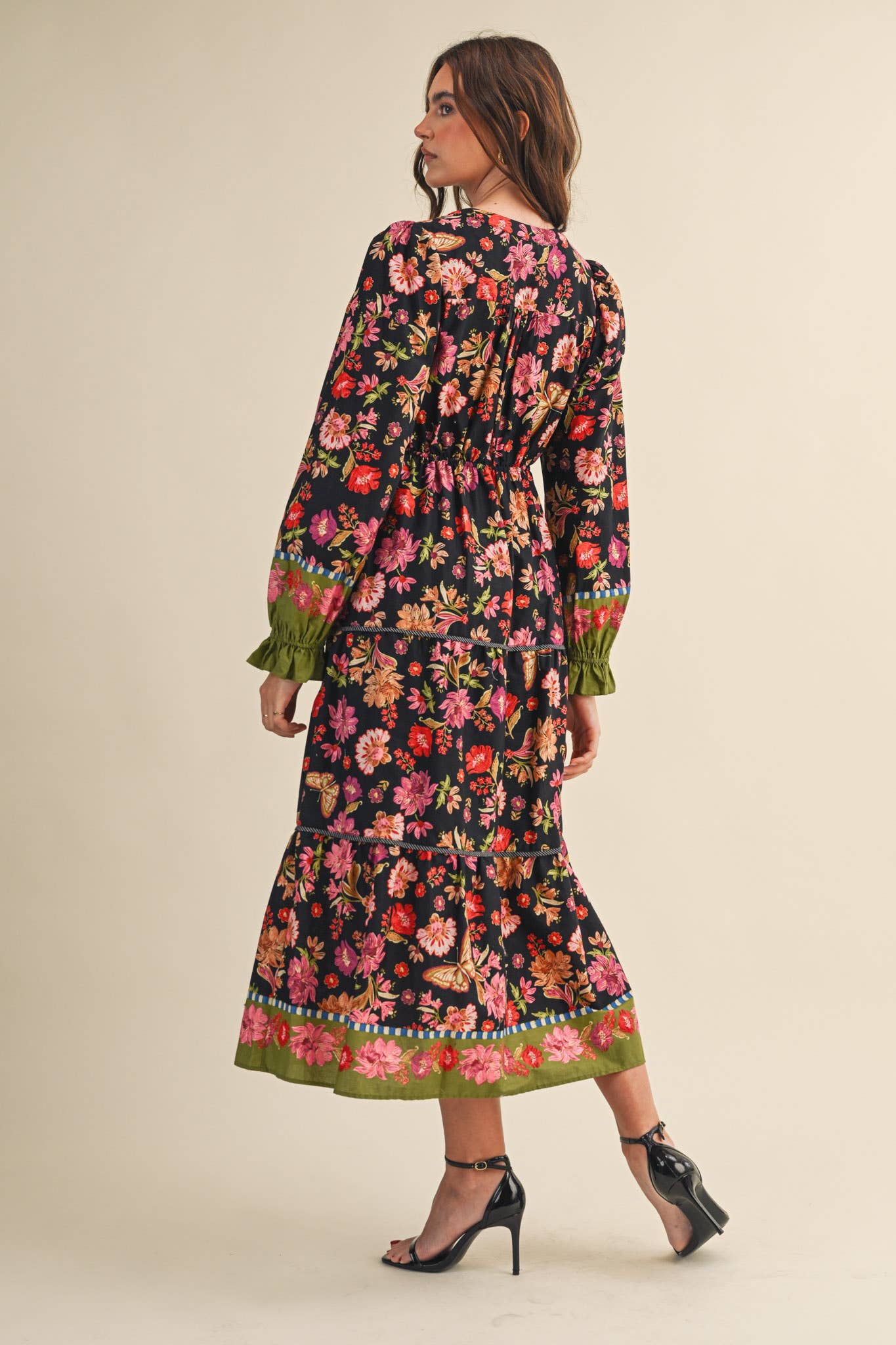 The Midnight Botanical Wander Dress