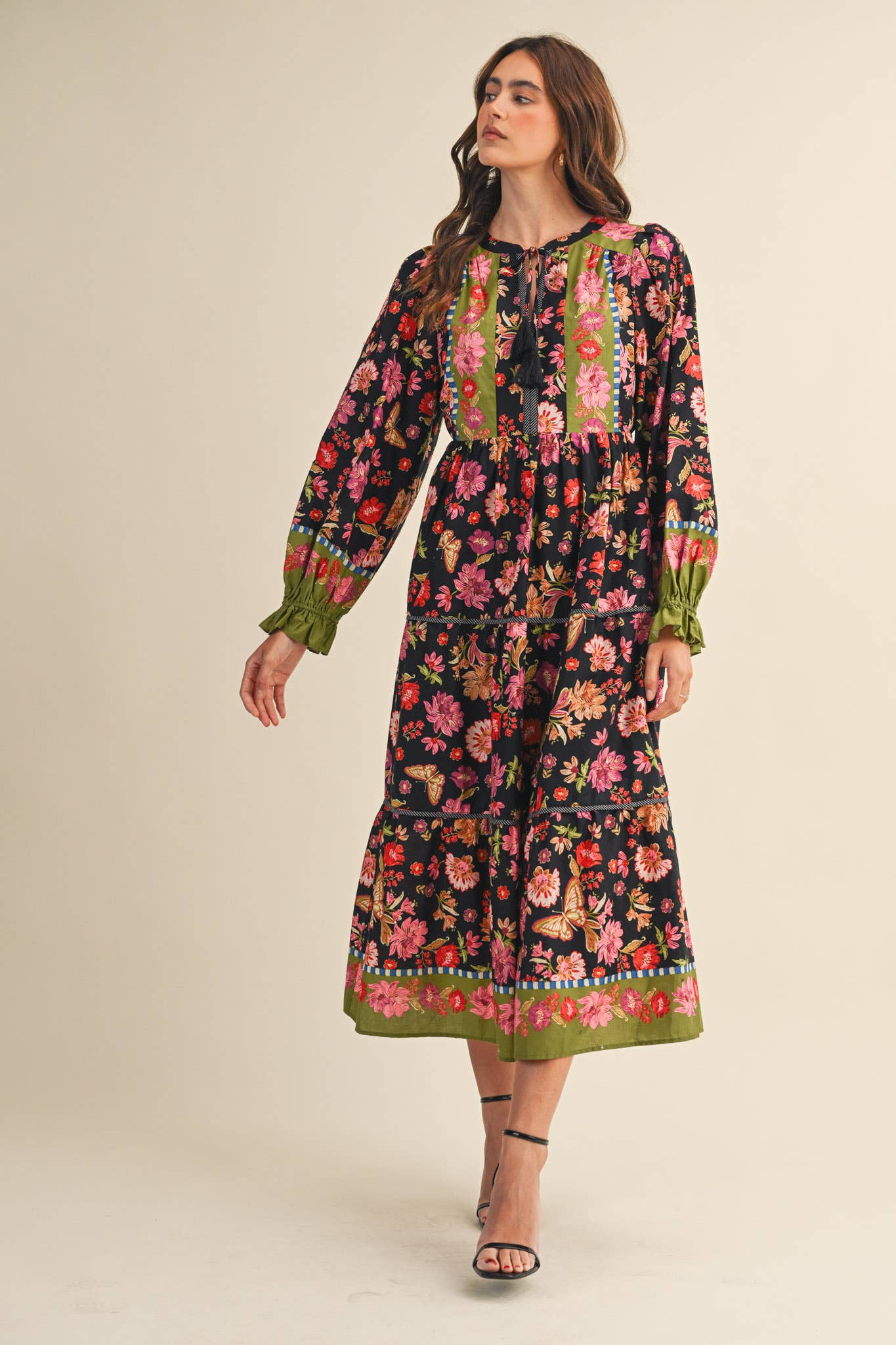 The Midnight Botanical Wander Dress