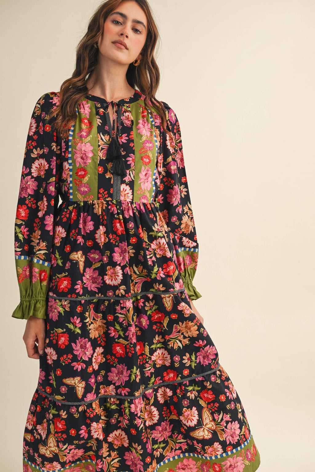The Midnight Botanical Wander Dress