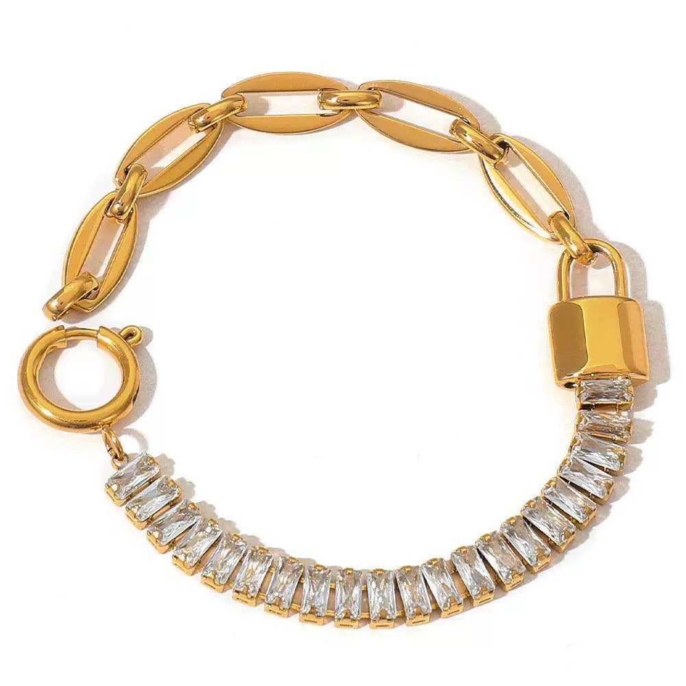 The Gilded Glam Link Bracelet