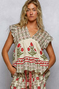The Poppy Patch Peplum Top