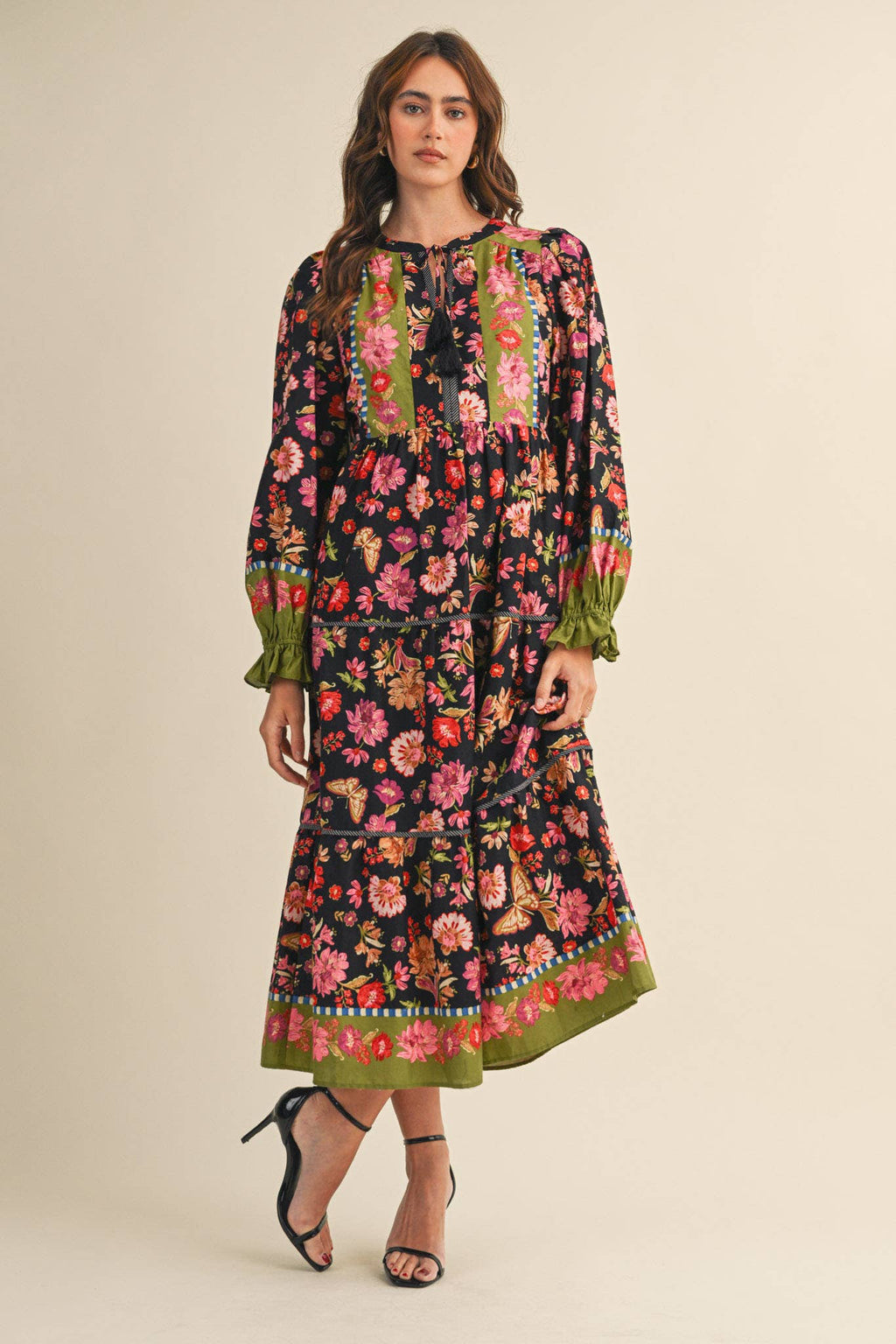 The Midnight Botanical Wander Dress