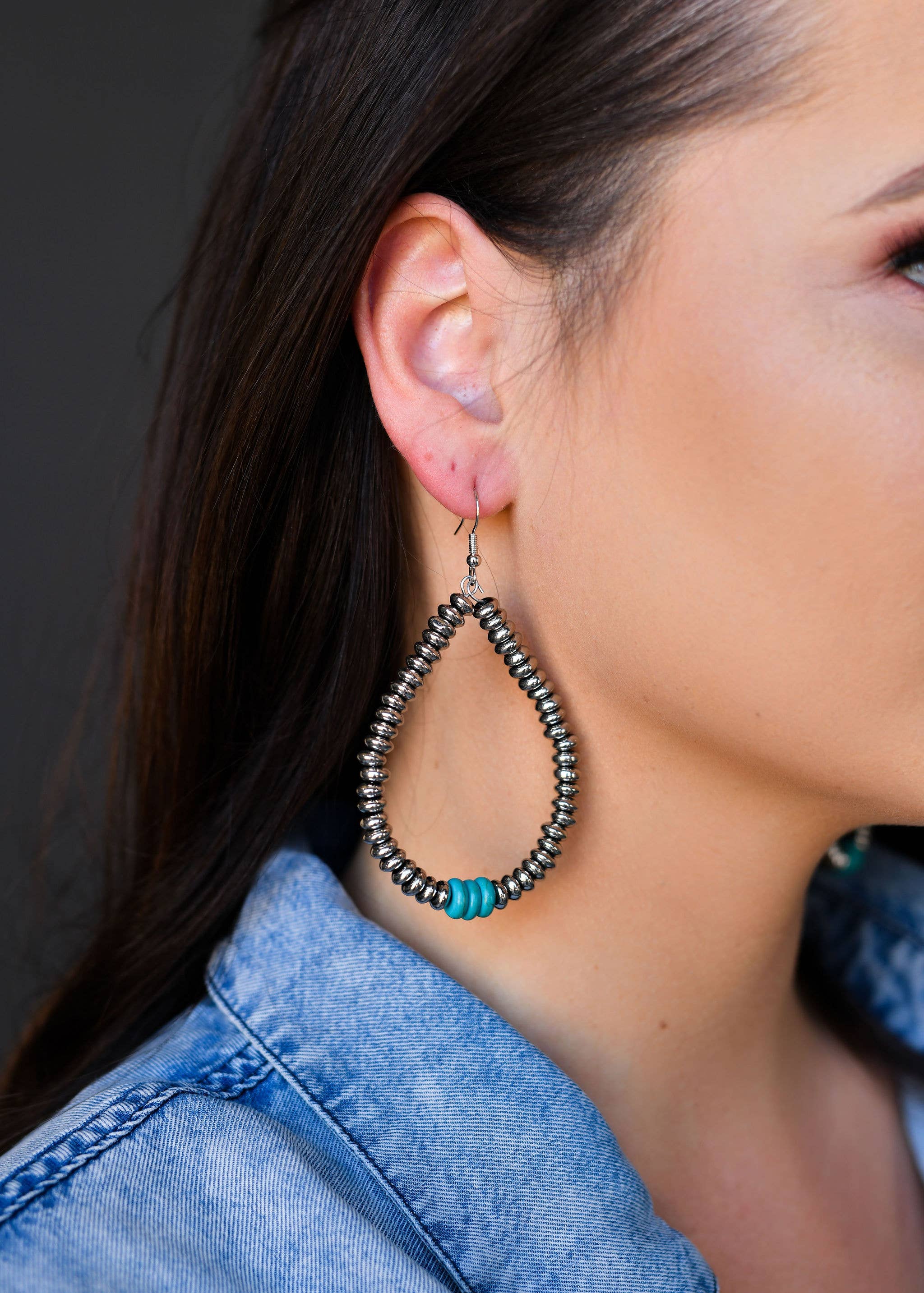 Desert Drop Teardrop Earrings