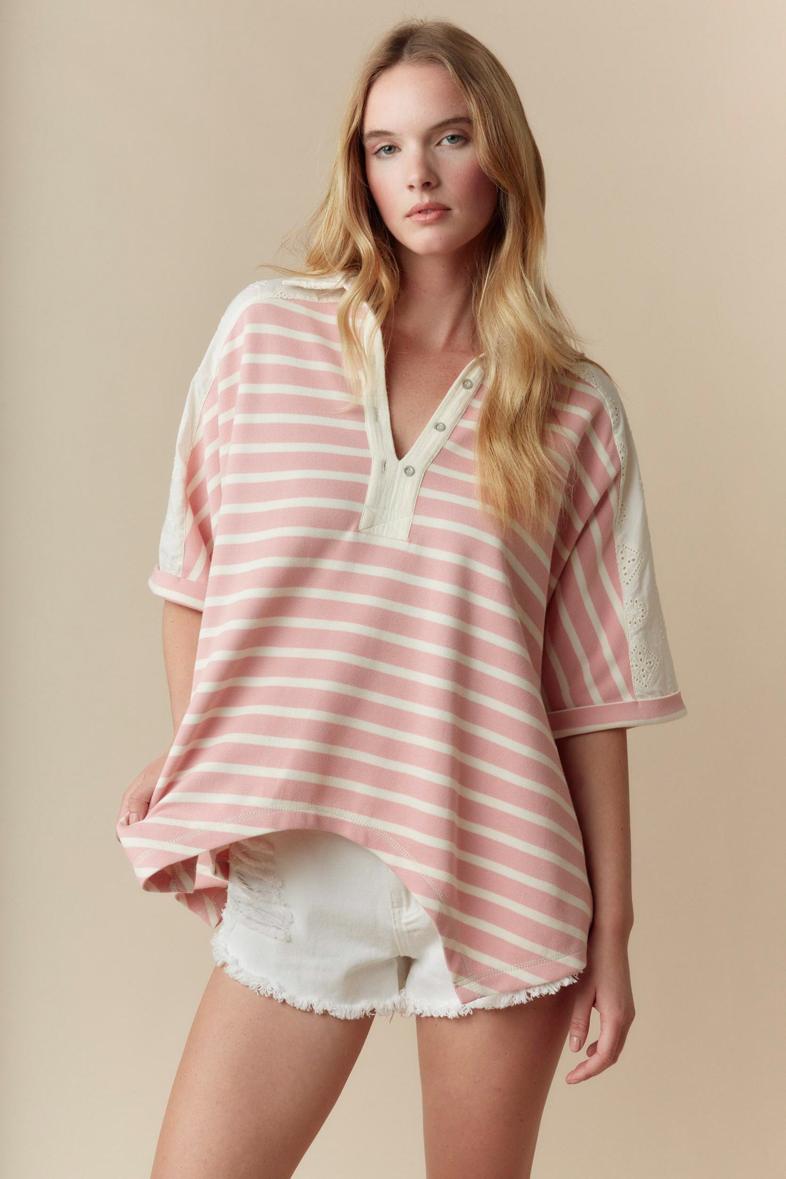 The Strawberry Milk Stripe Top