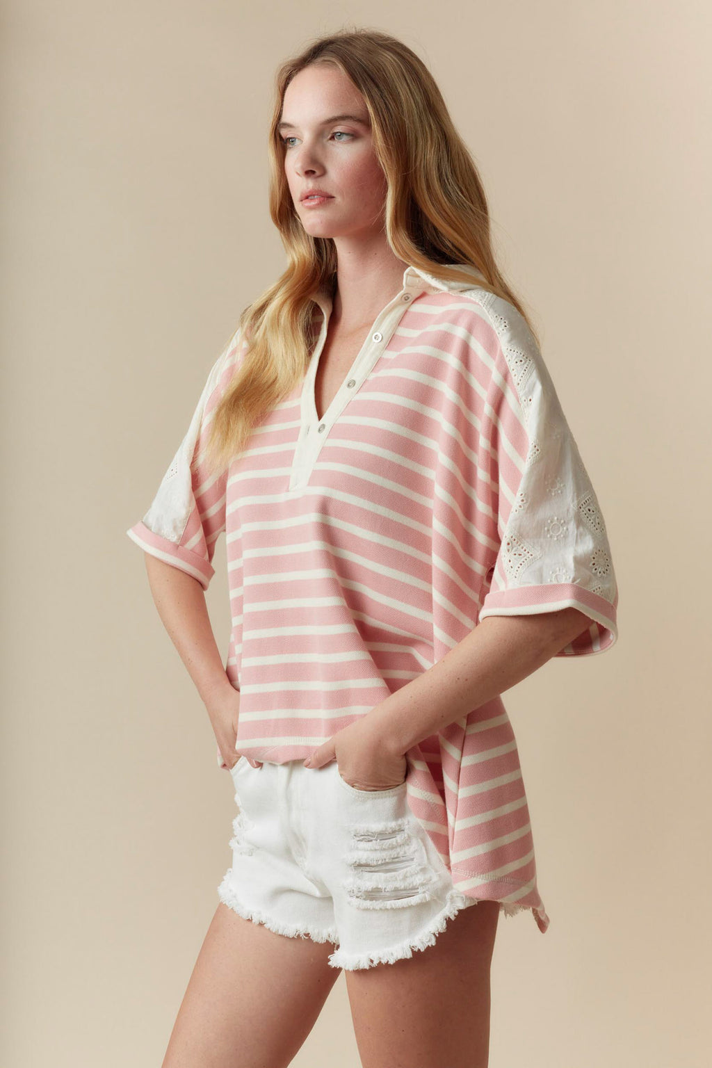 The Strawberry Milk Stripe Top