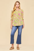 Lime Blossom Charm Top