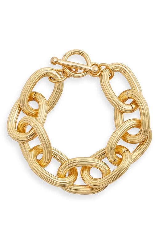 Layering Chain Bracelet: Gold
