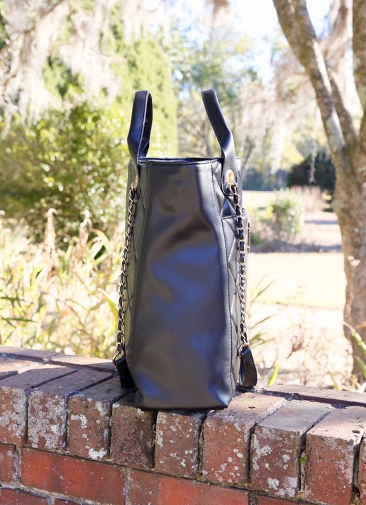 Kinzley Tote Black Quilted