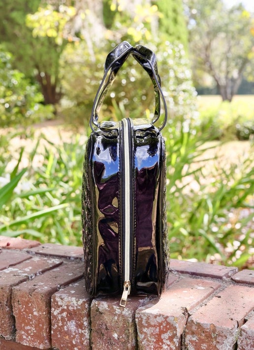 Punta Cana Large Case Black Patent