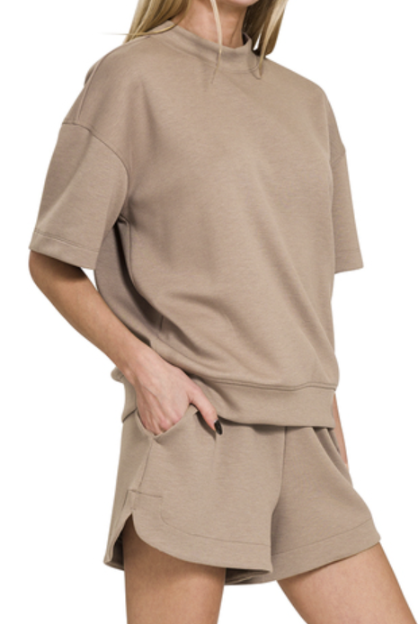 Scuba short sleeve & dolphin shorts set