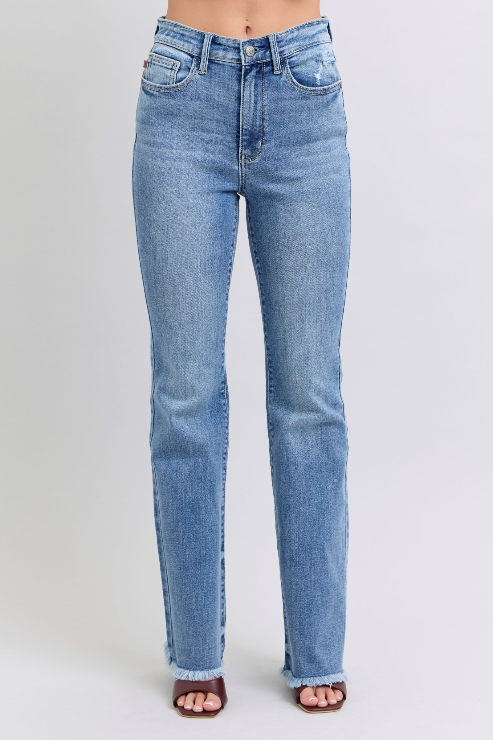 HW Bootcut with Fray Hem