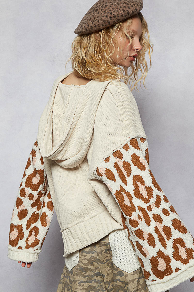 Long Sleeve Roomy Fit Hoodie Top